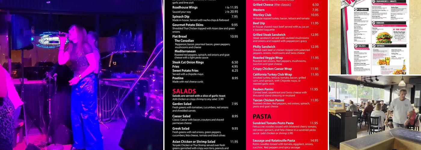 The Wortley Roadhouse Menu