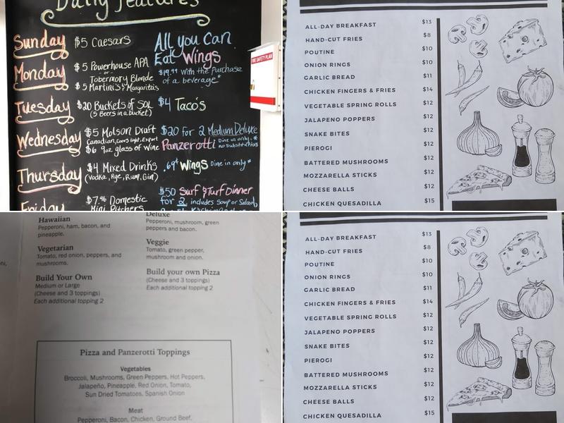 Kubby's Draft Bar & Grill Menu