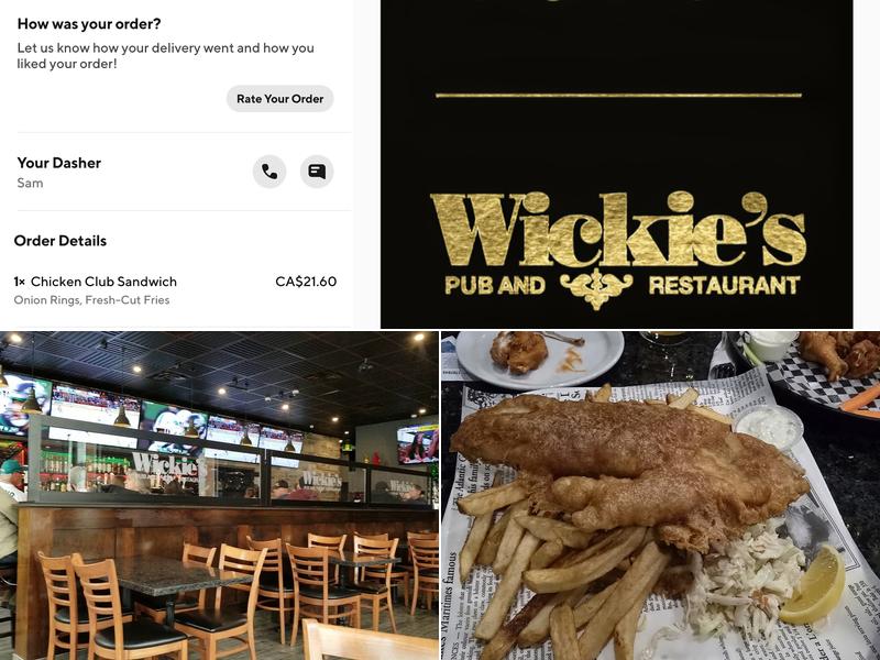 Wickie's Pub And Restaurant (Burton Location) Menu