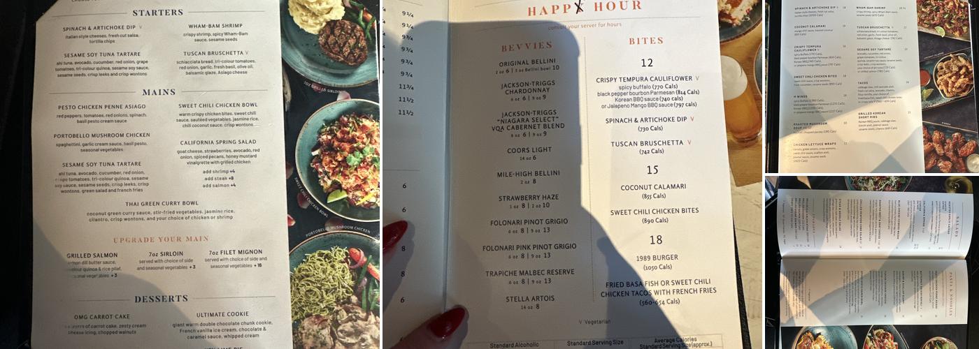 Milestones Menu