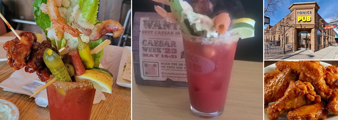 Tonics Pub & Grill Menu