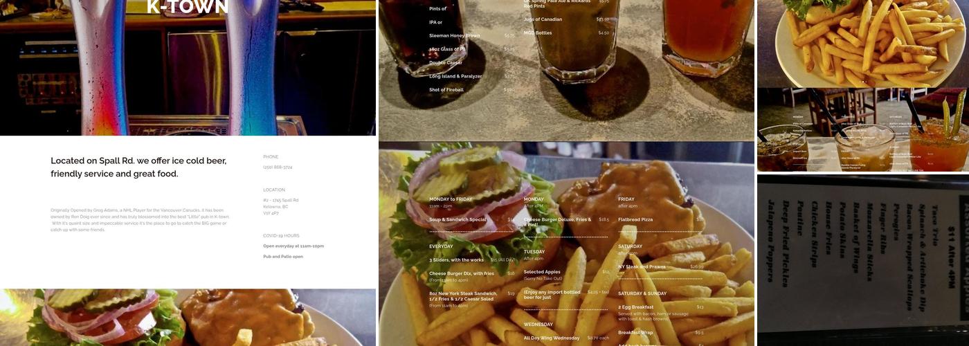 Baxter's Bar & Grill Menu