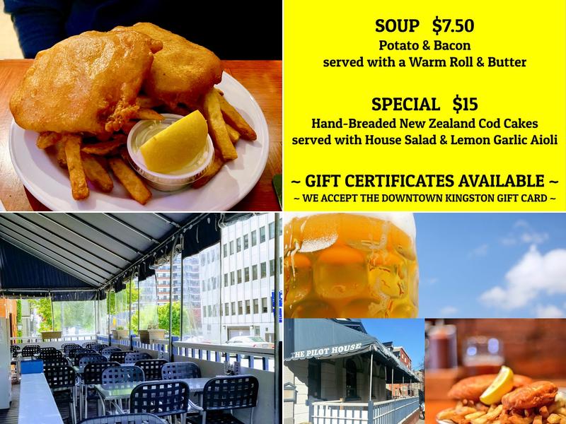 Pilot House of Kingston Menu