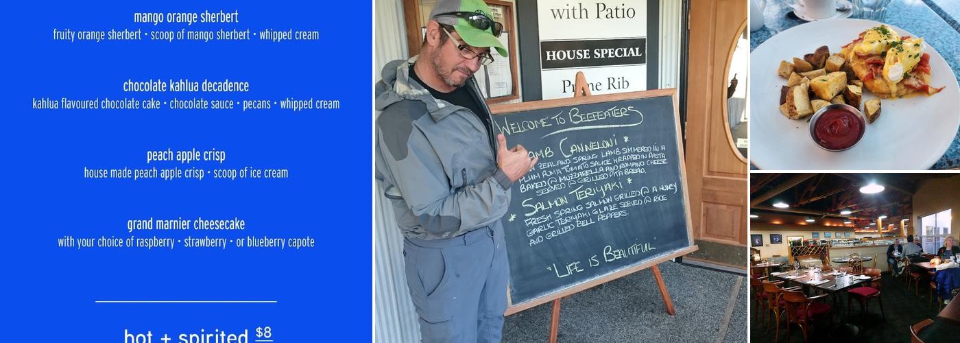 Beefeater's Seafood & Steakhouse Menu