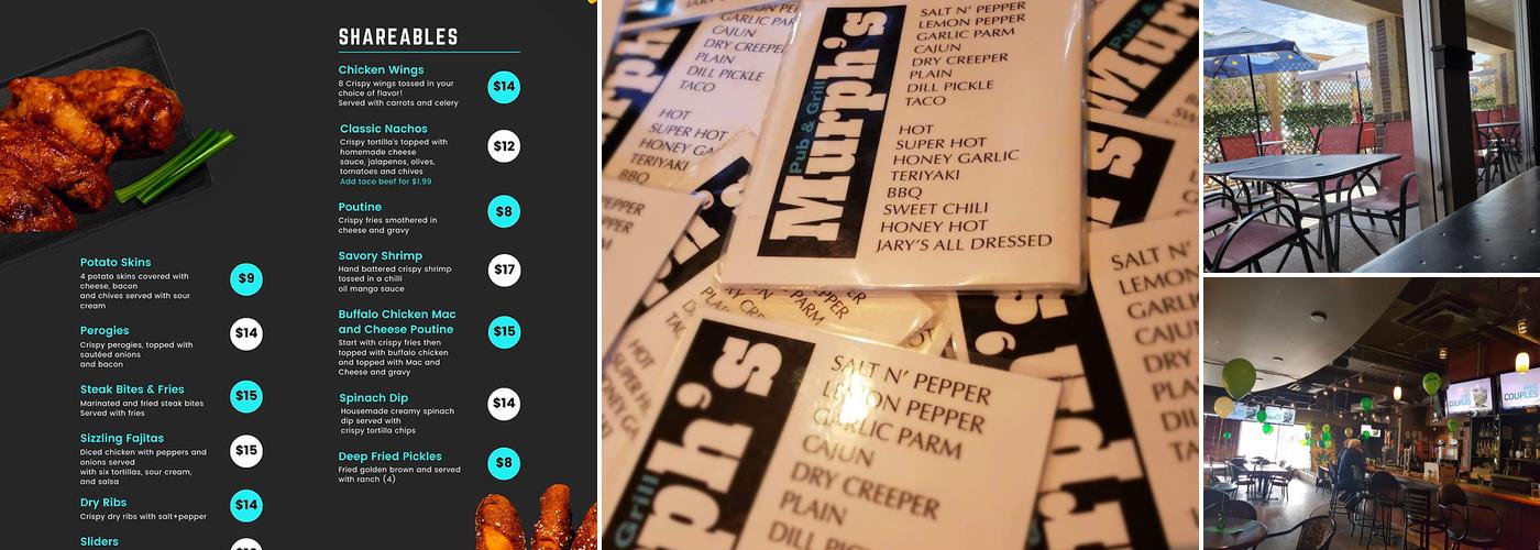 Murph's Menu