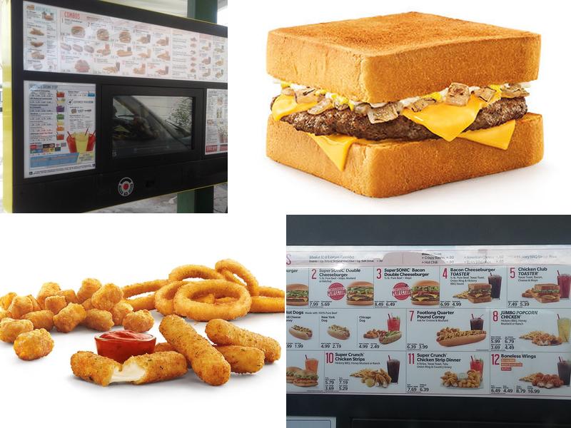 Sonic Drive-In Menu