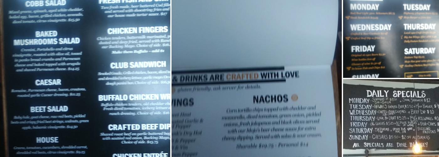 Mojo's Pub & Grill Menu