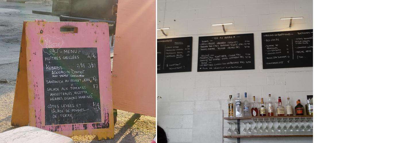 Bar Alexandraplatz Menu