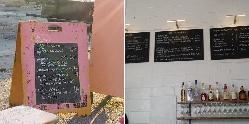 Bar Alexandraplatz Menu