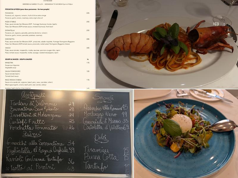 Primo & Secondo Menu