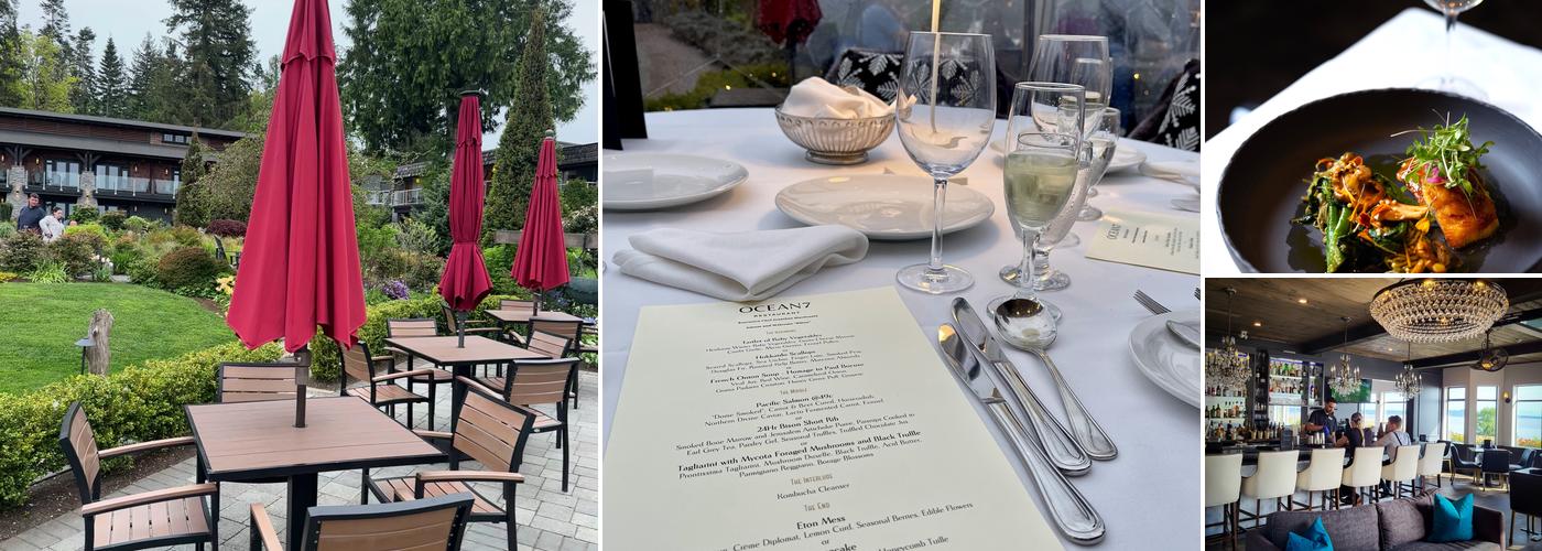 Ocean7 Restaurant, AQUA Bistro & Wine Bar Menu