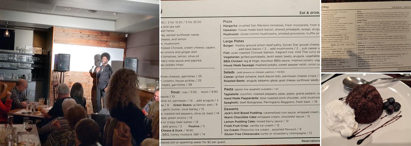 The Glass Monkey Menu