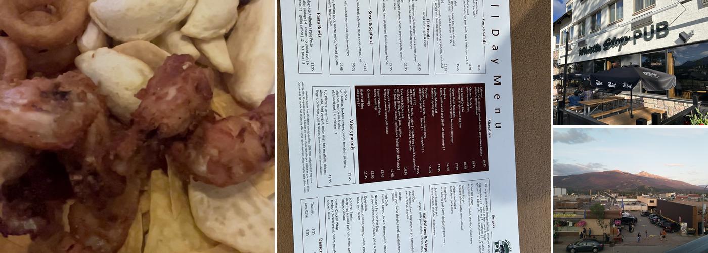 Whistle Stop Pub Menu