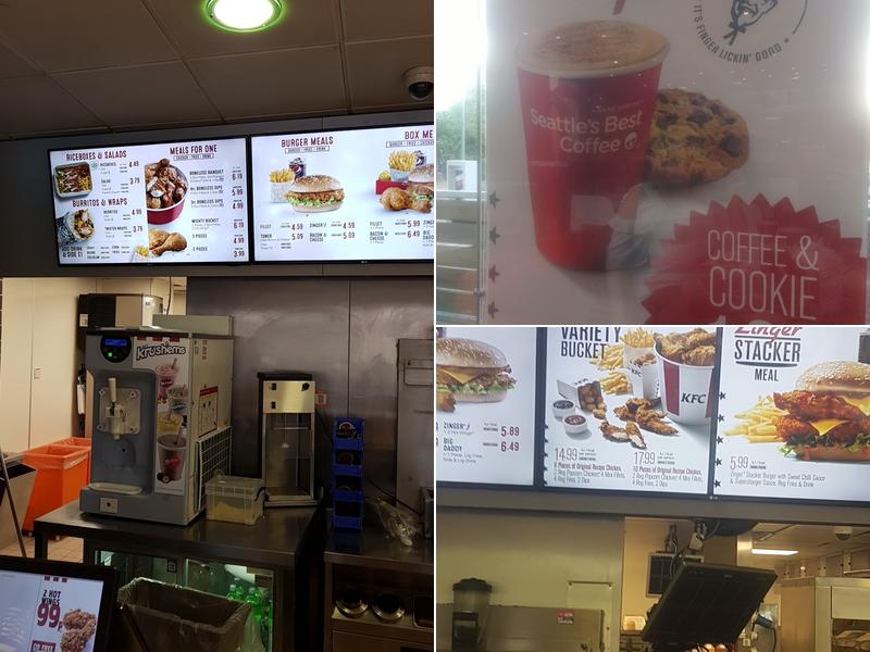 KFC Pontypool - Lower Mill Field Menu