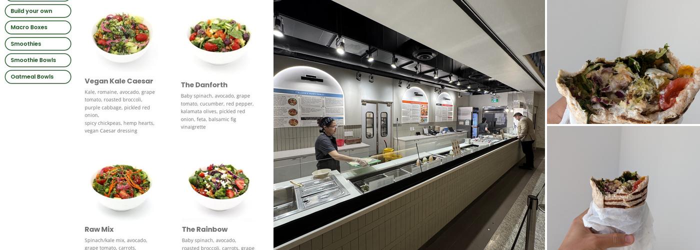 Salus Fresh Foods Menu