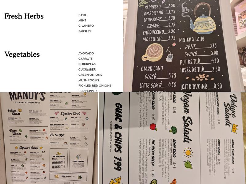 Mandy's Menu