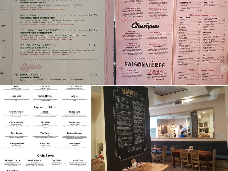 Mandy's Menu
