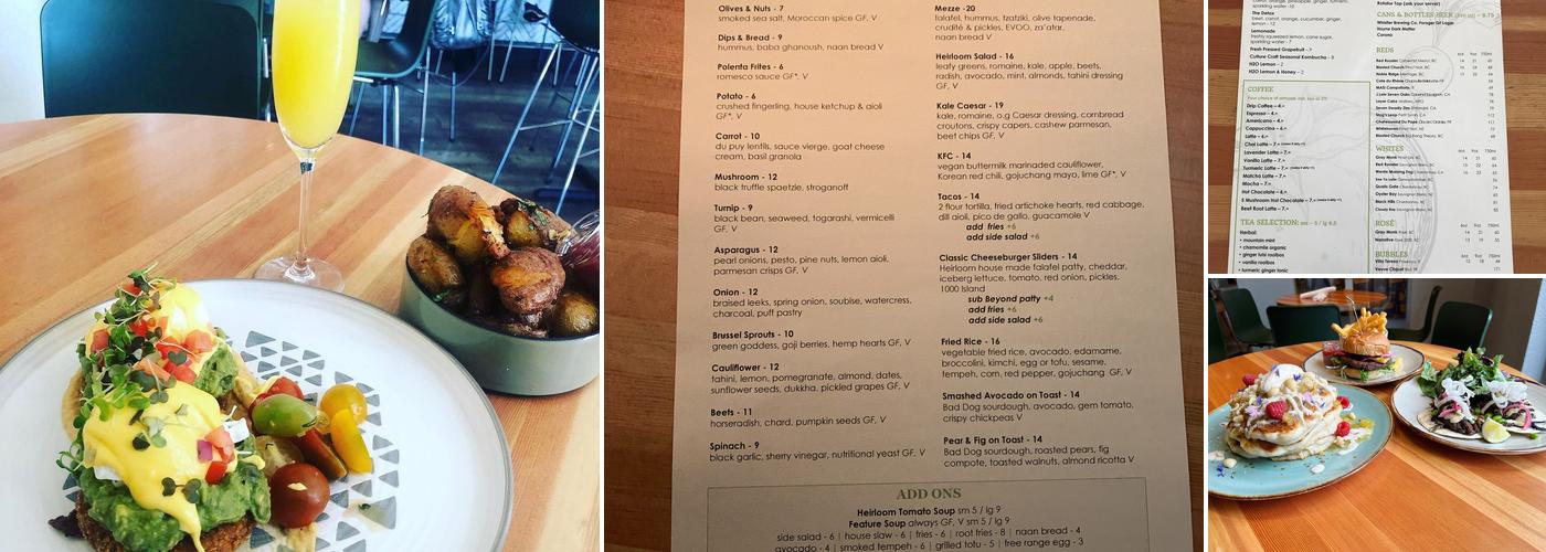 Heirloom Restaurant Menu