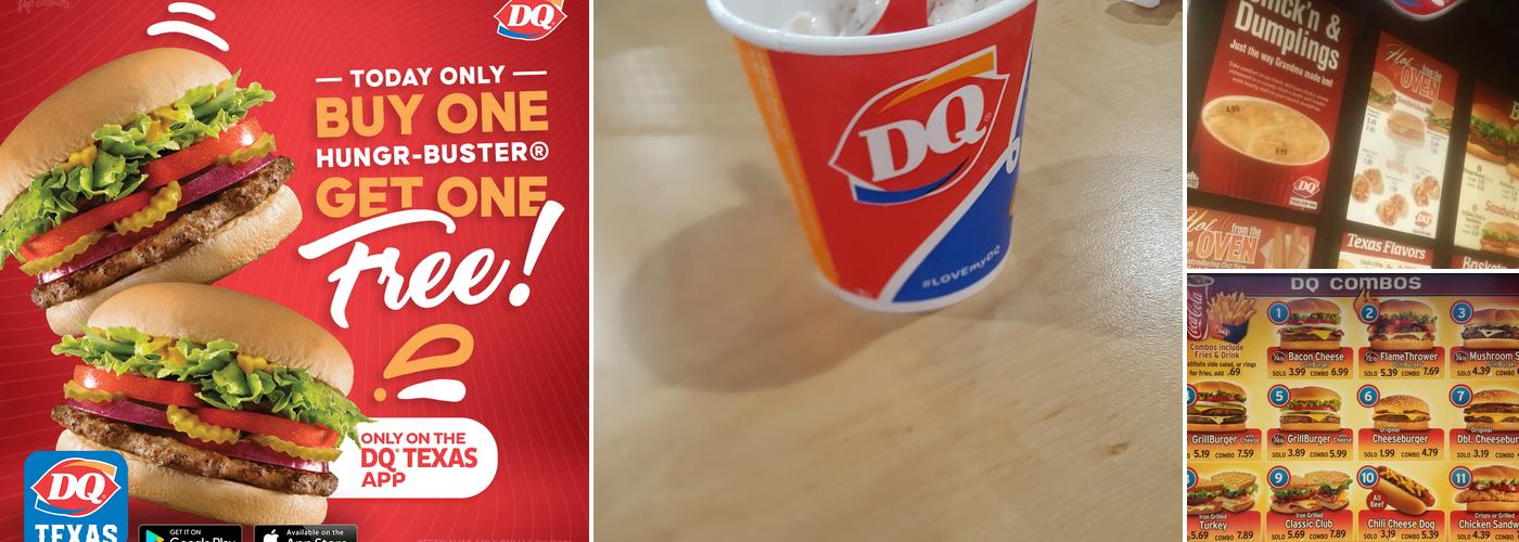 Dairy Queen Menu