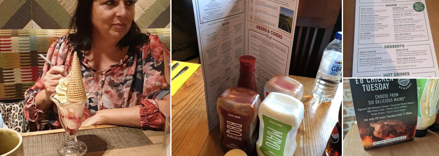 Harvester Pontypool Menu