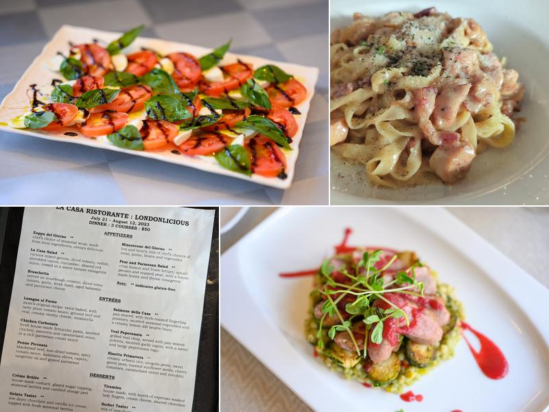 La Casa Ristorante Menu