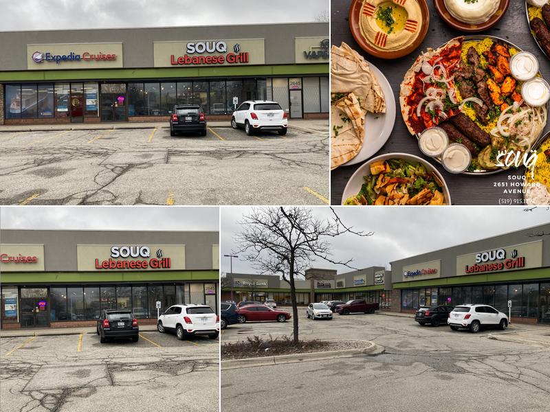Souq Lebanese Grill 2651 Howard Ave #1, Windsor