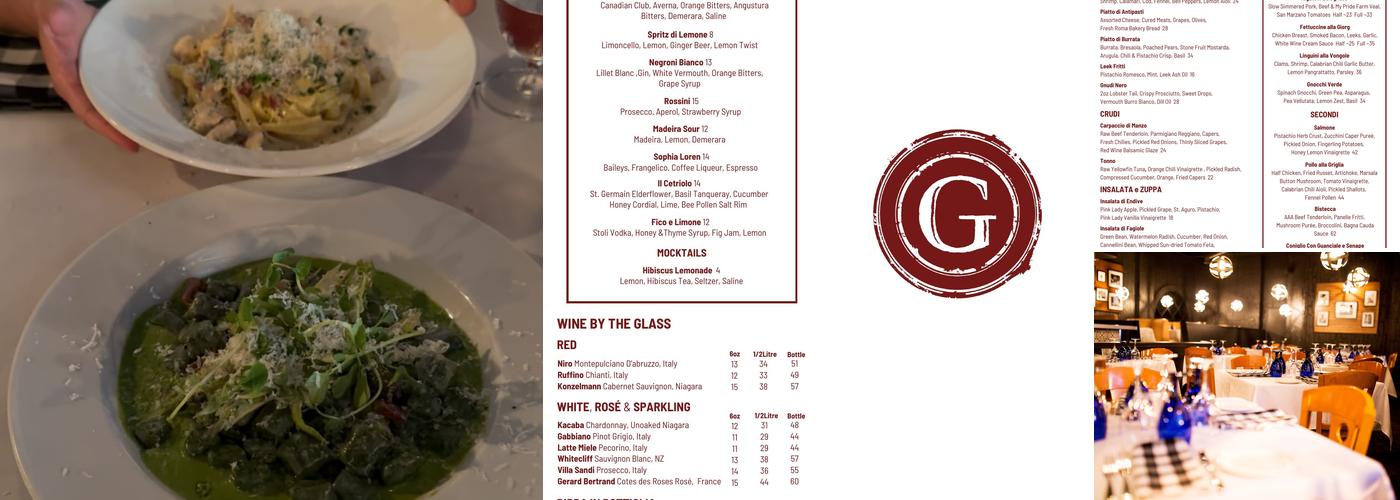 Giorg Cucina e Barra Menu