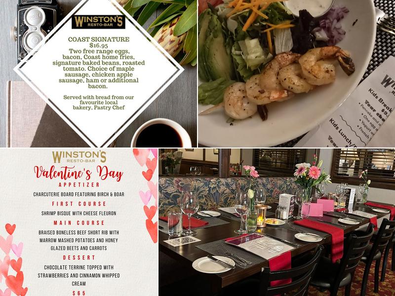 Winston’s Resto-Bar Menu