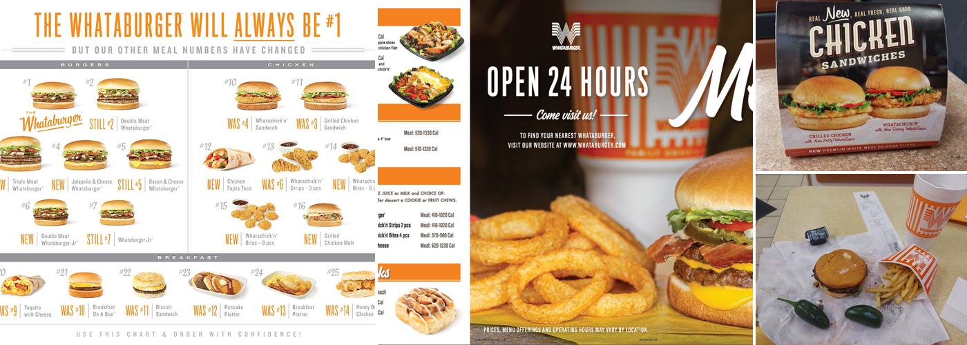 Whataburger Menu