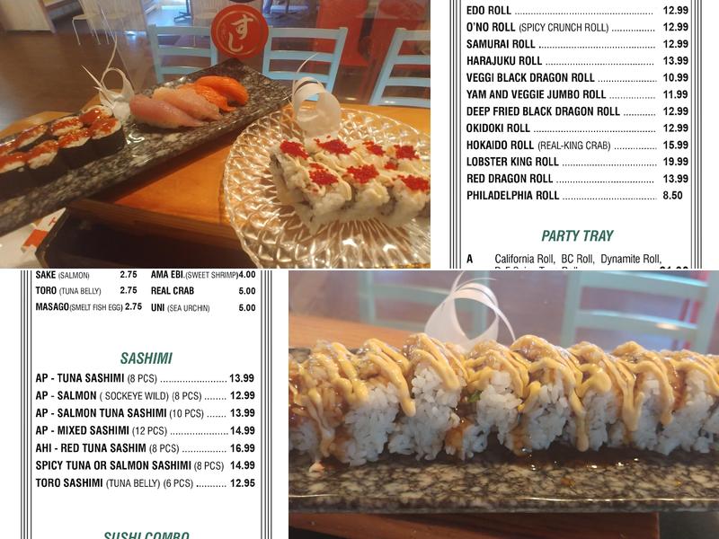 Woo Mai Sushi Japanese Restaurant Ltd Menu