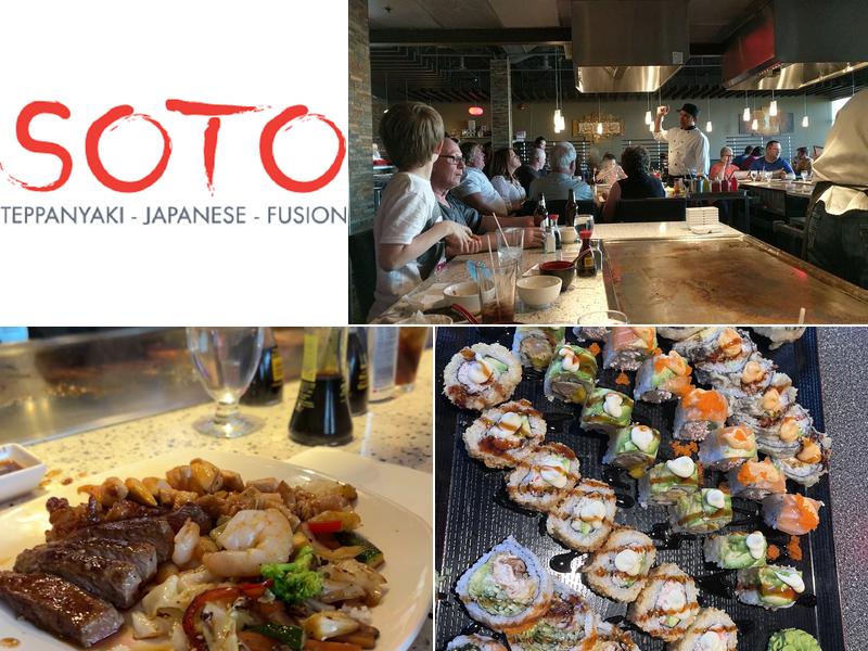 SOTO Teppanyaki and Fusion Sushi Menu