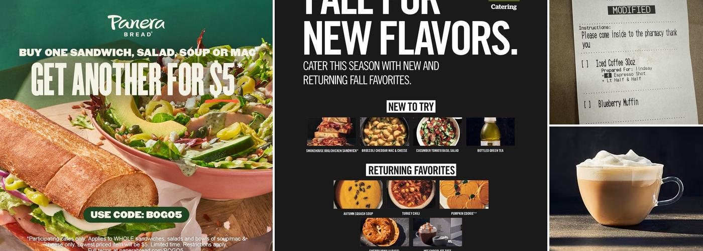 Panera Bread Menu
