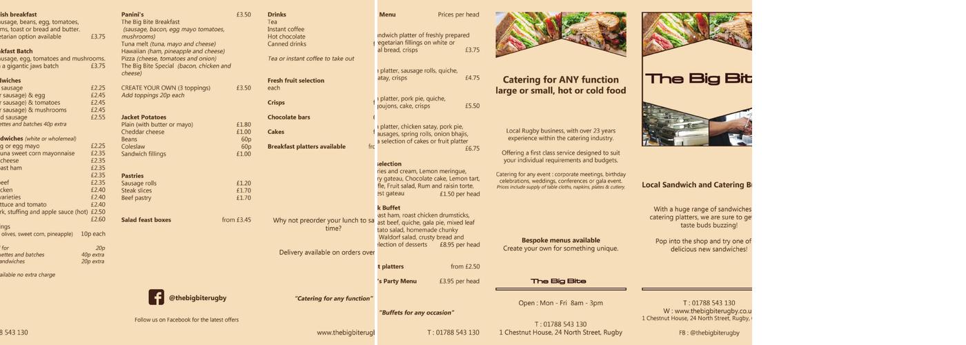 Little Nibbles Cafe Menu