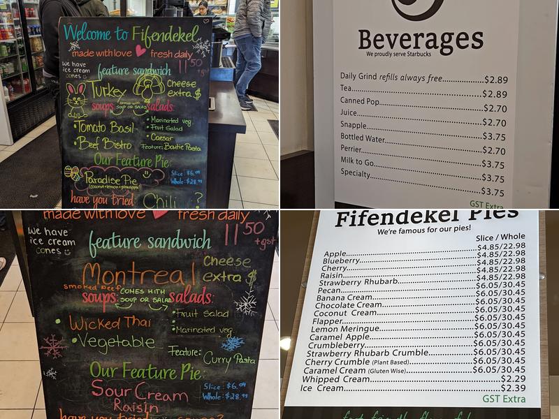 Fifendekel Menu