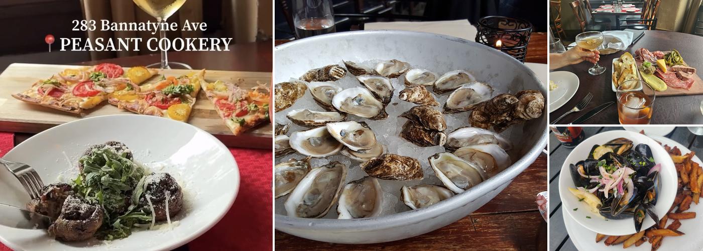 Peasant Cookery Menu