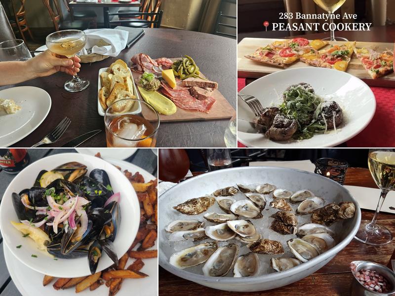 Peasant Cookery Menu