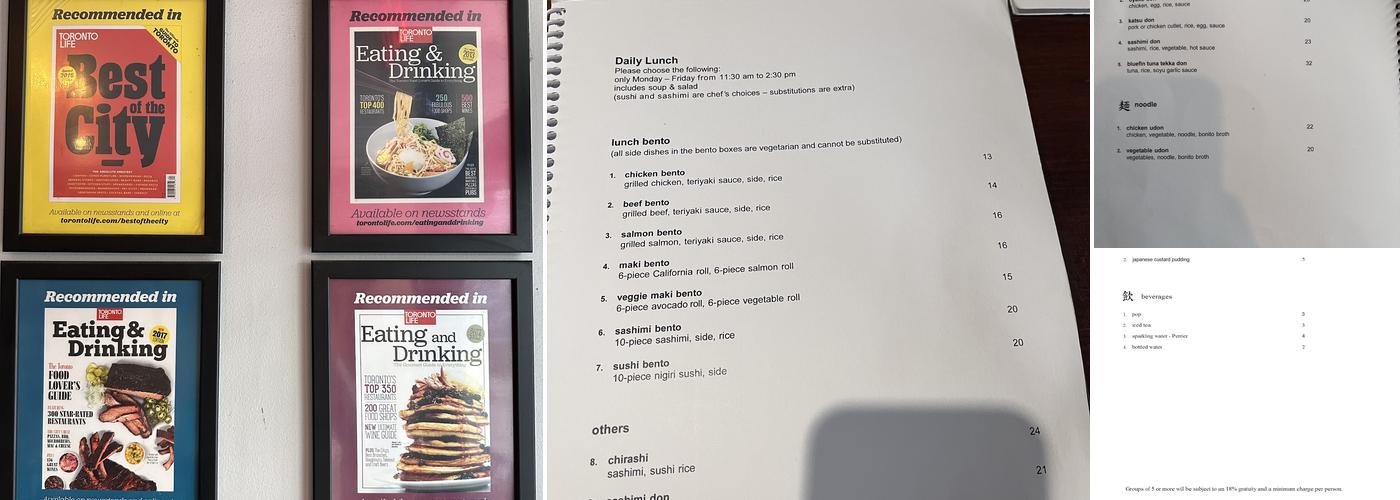Japango Menu