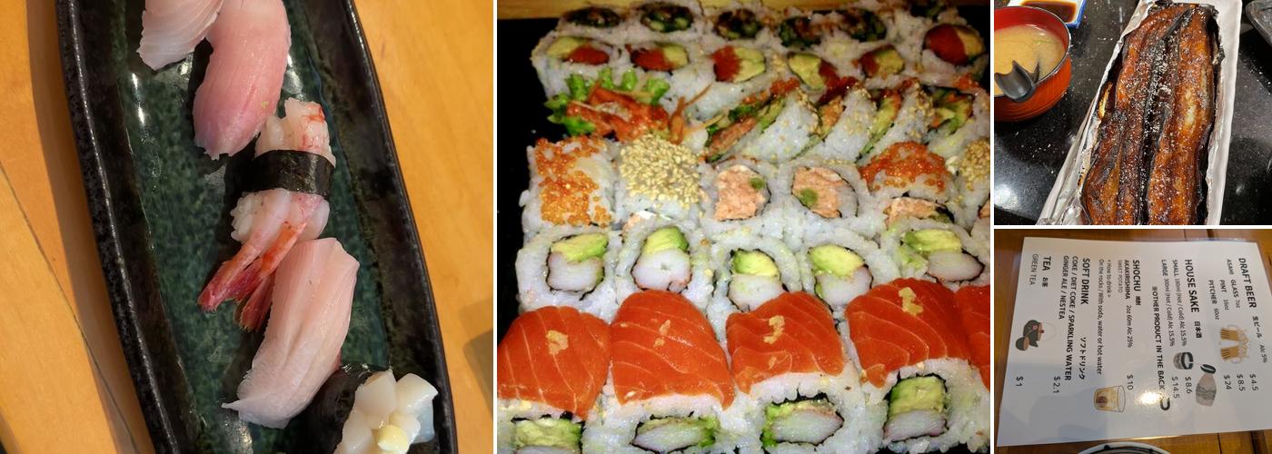 Toshi Sushi Menu
