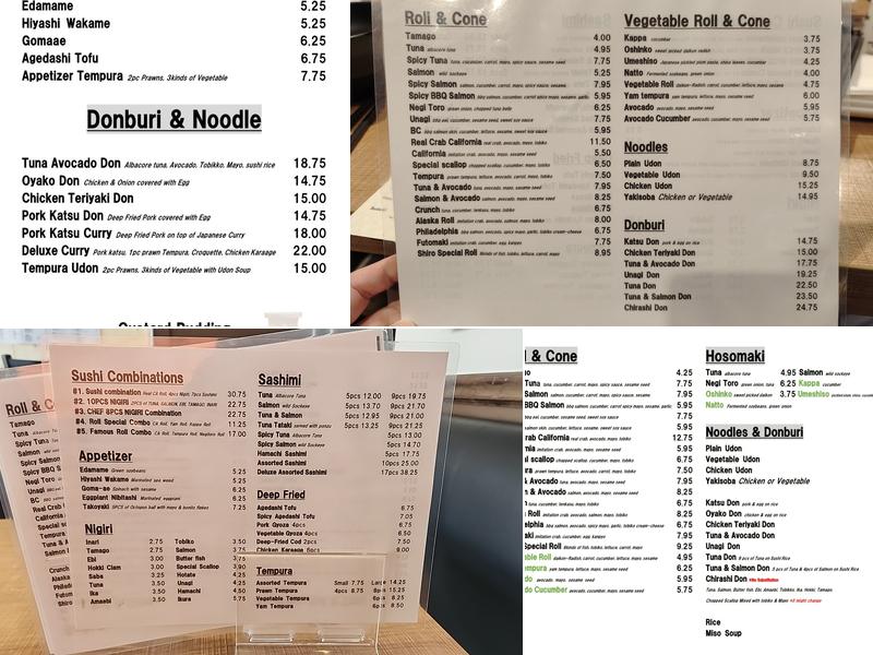 Shiro Menu