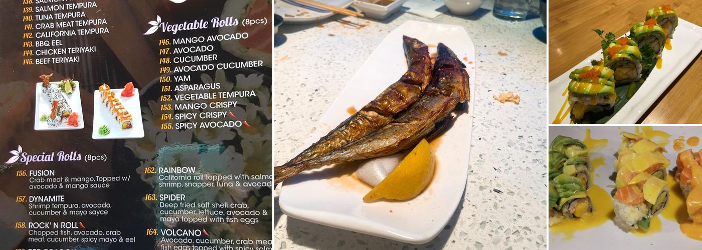 Fusion Sushi Menu
