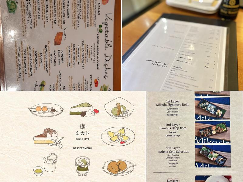Mikado Westside Menu