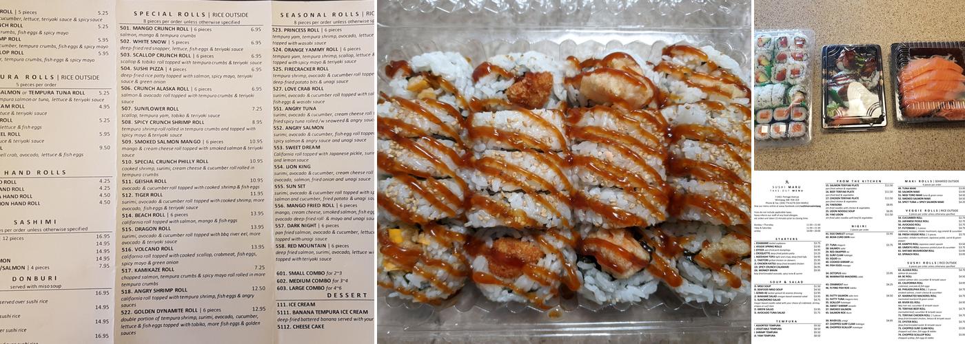 Sushi Maru Menu