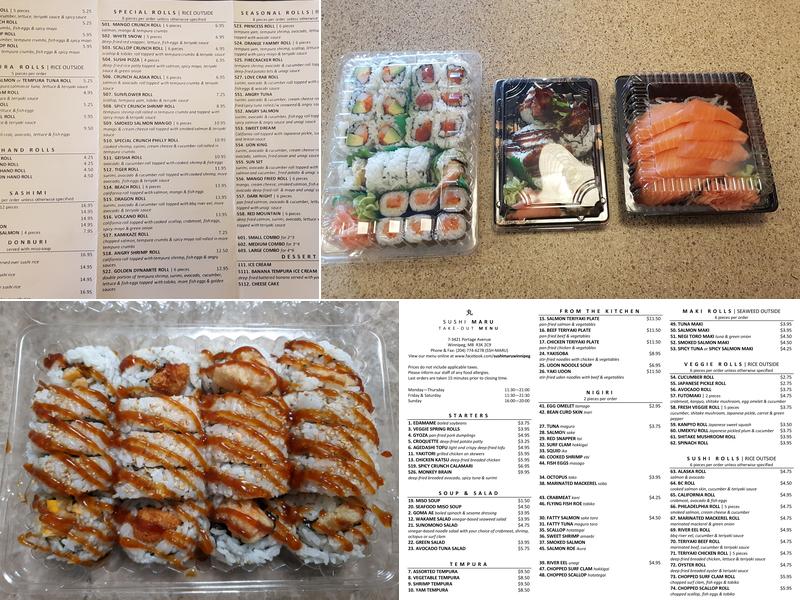 Sushi Maru Menu