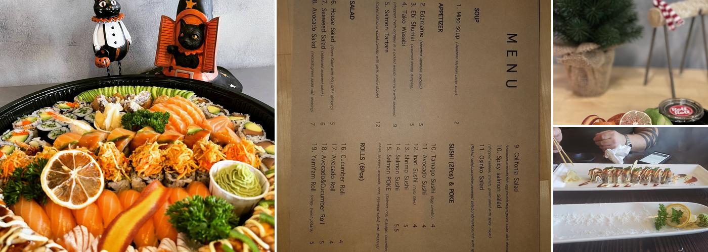 Roll Roll Sushi Menu