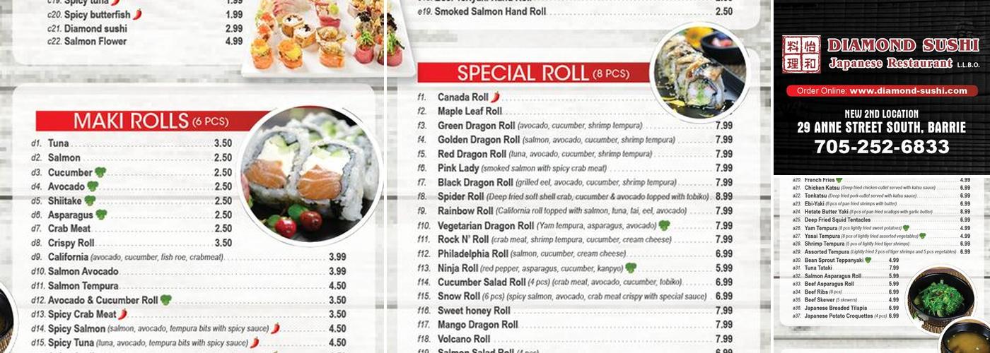 Sakuro Izakaya | Asian Diner Menu