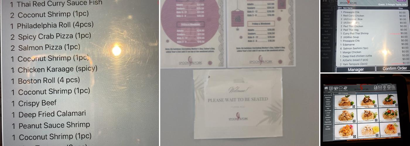 Spoon & Fork Menu
