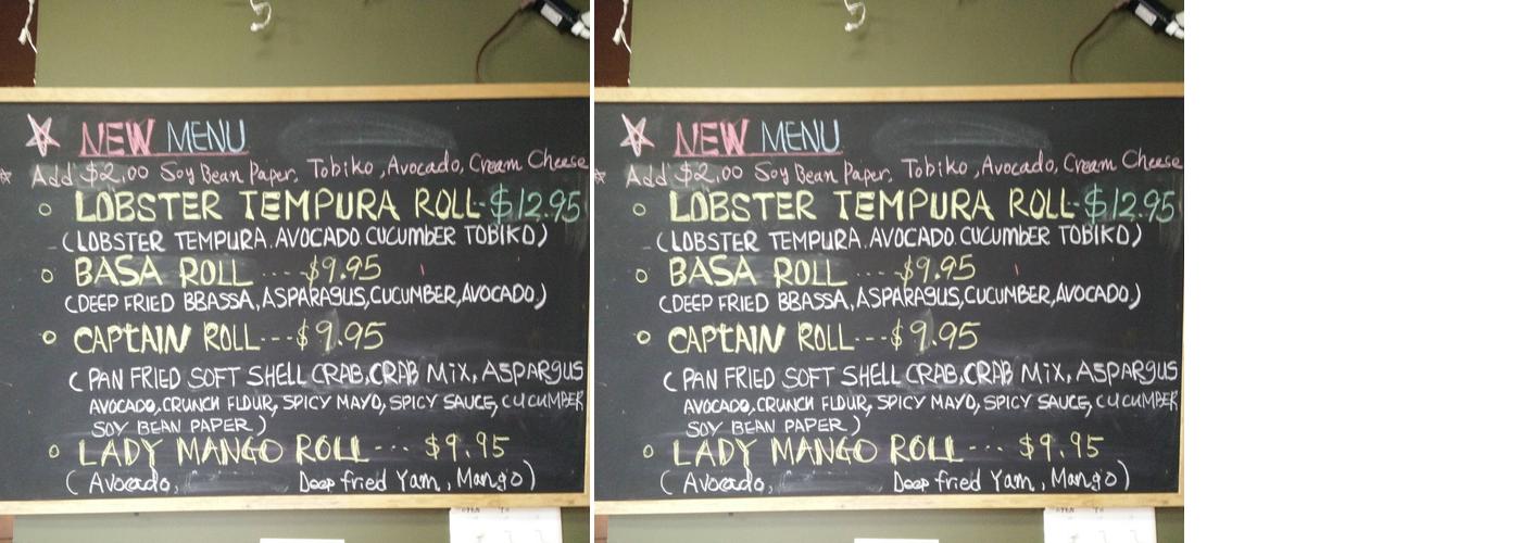 Sehmi Menu