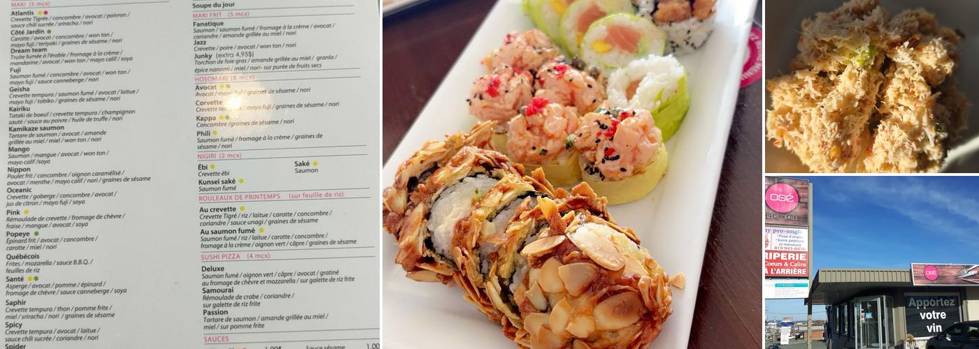 Osé Sushi & Grill Menu