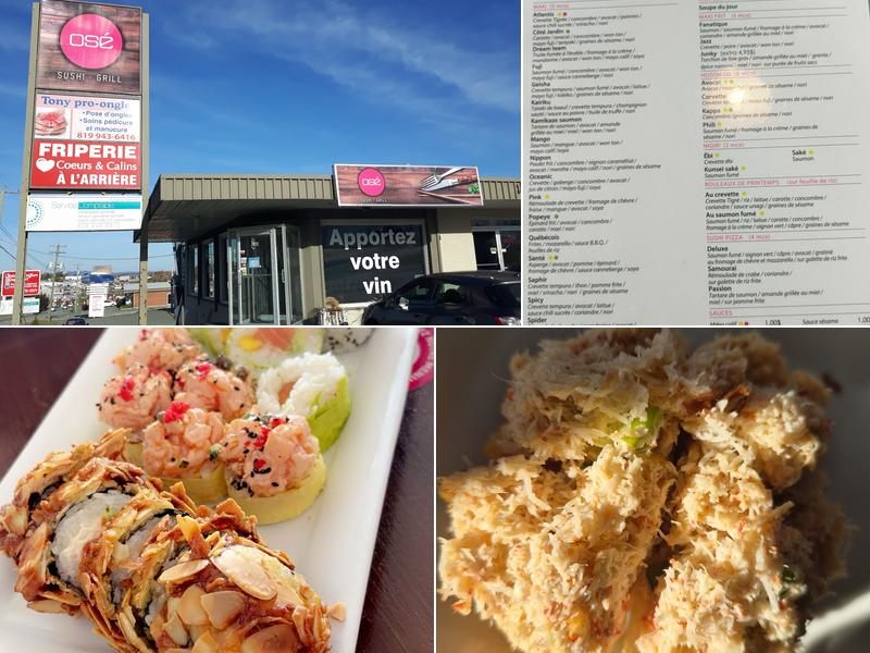 Osé Sushi & Grill Menu