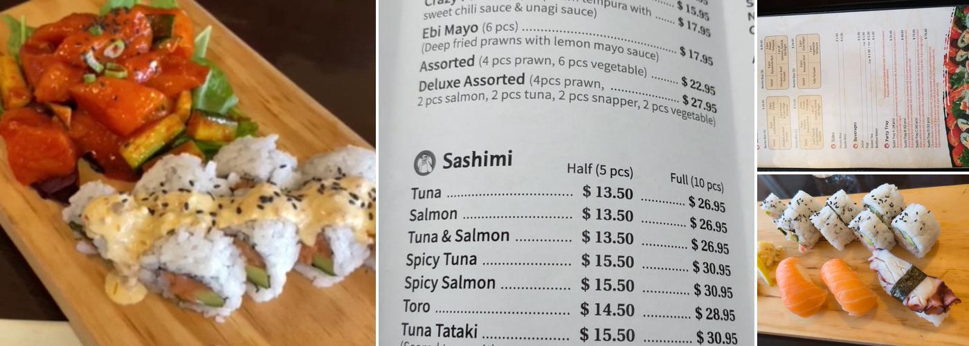 Mr. Sushi Menu
